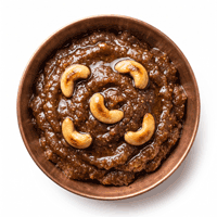 Healthy Kambu Halwa in a copper bowl from Amma Ponnu Kitchen